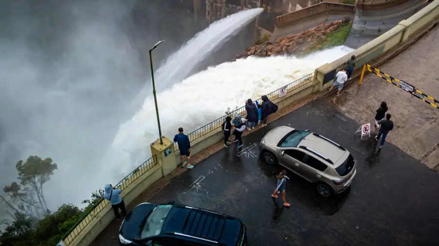 Dique La Viña - vertedero