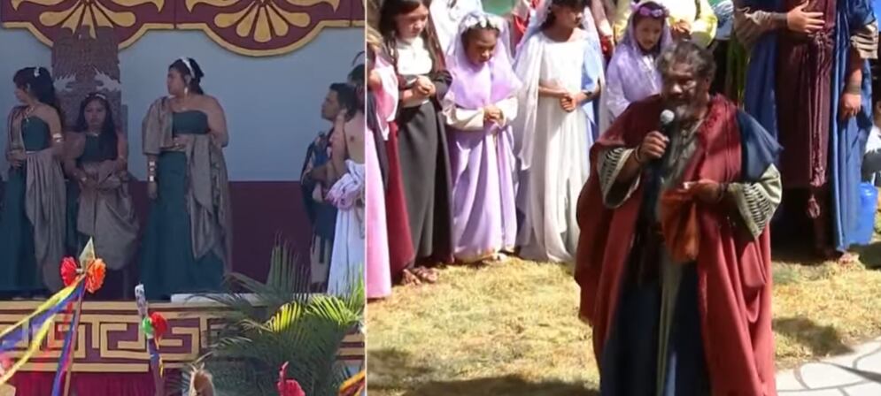 Representación de la Pasión de Cristo