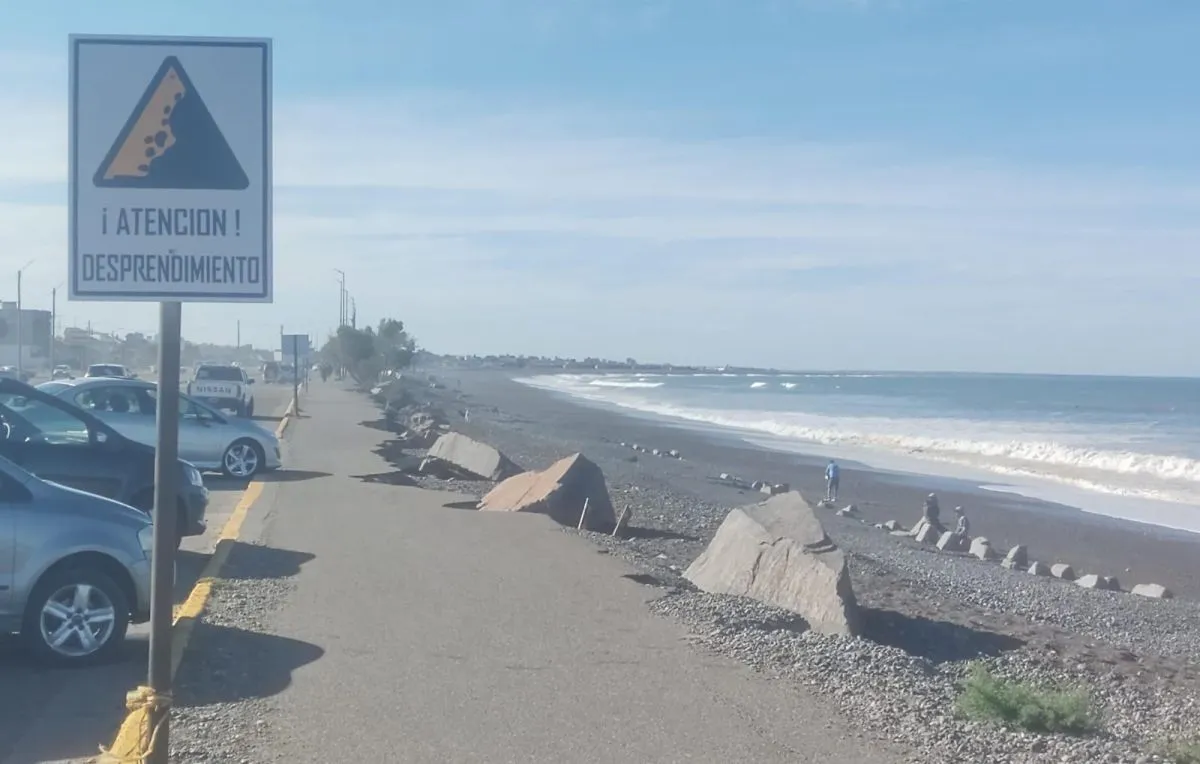 Defensas costeras en Chubut