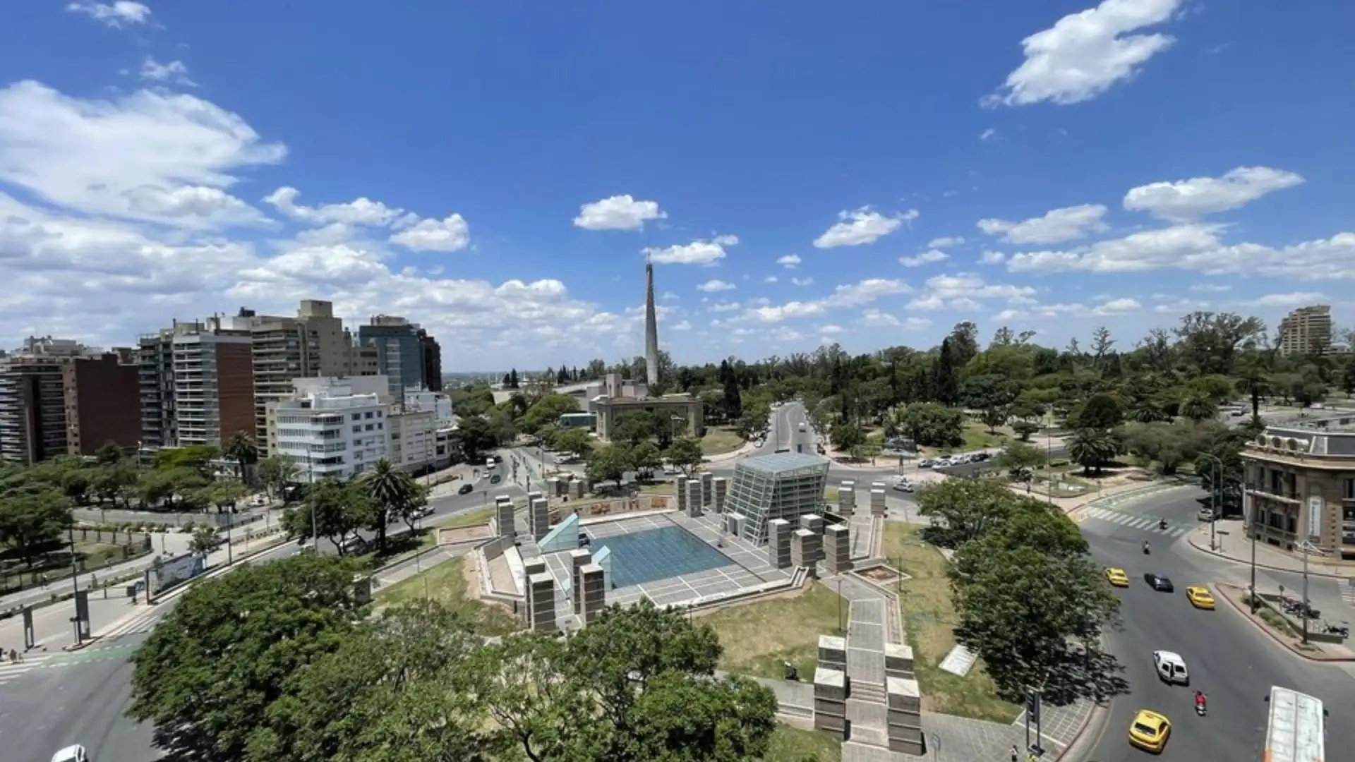 Milagros, la joven herida en Plaza España