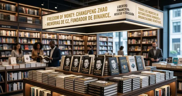 Changpeng Zhao presenta sus memorias 'Freedom of Money'