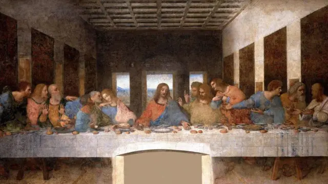 El mural de La Última Cena