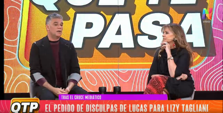 Lucas Bertero se disculpa en privado con Lizy Tagliani, según ‘QTP’