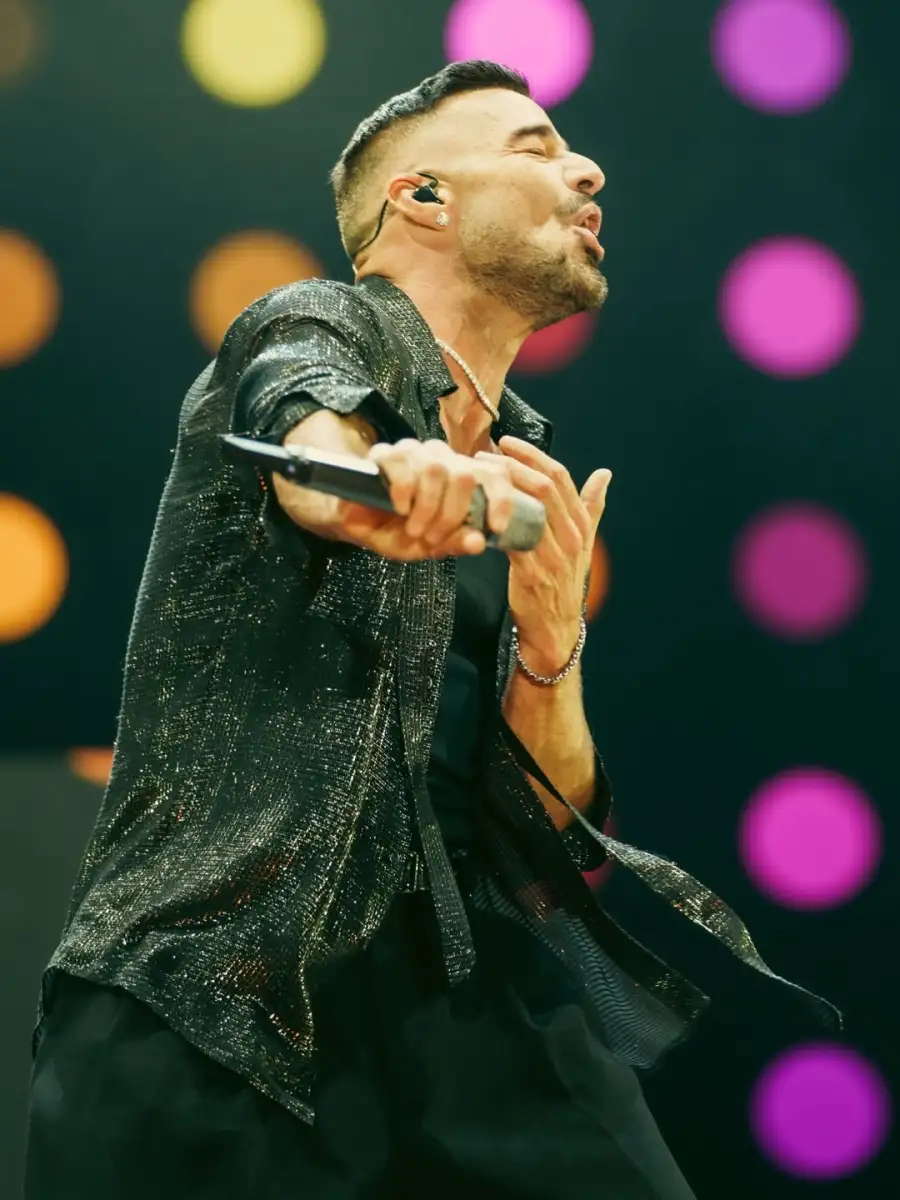 Ricky Martin en el Campo Argentino de Polo