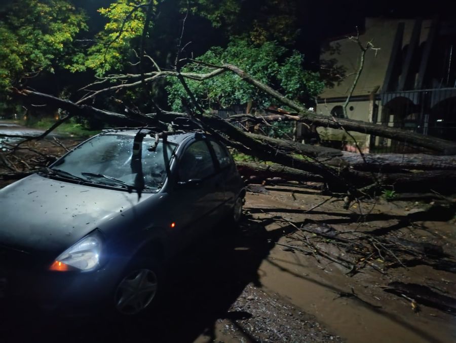 Granizo en Río Tercero