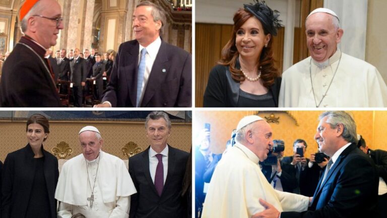 Las complejas relaciones del Papa Francisco con los presidentes argentinos: de Kirchner a Milei