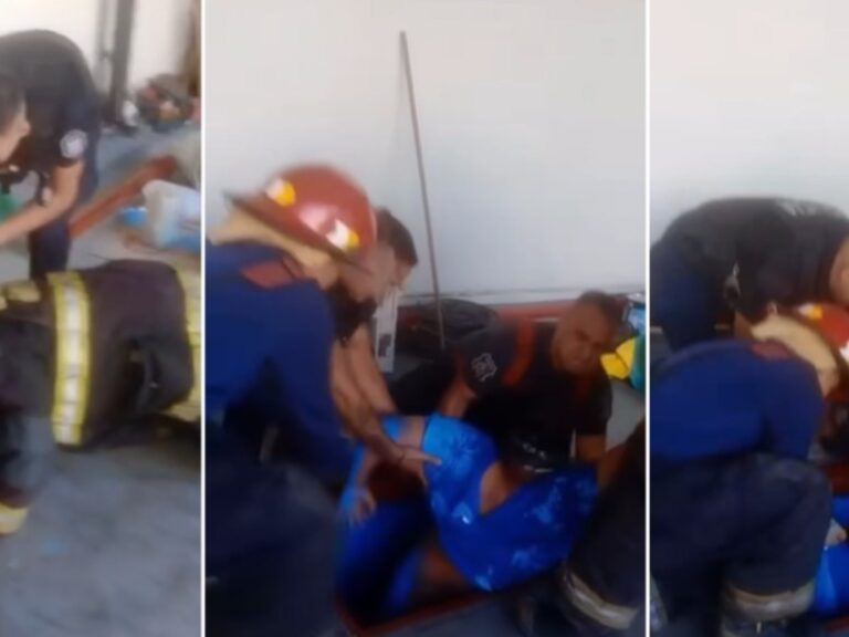 Espectacular rescate de tres operarios envenenados en cisterna de Mendoza