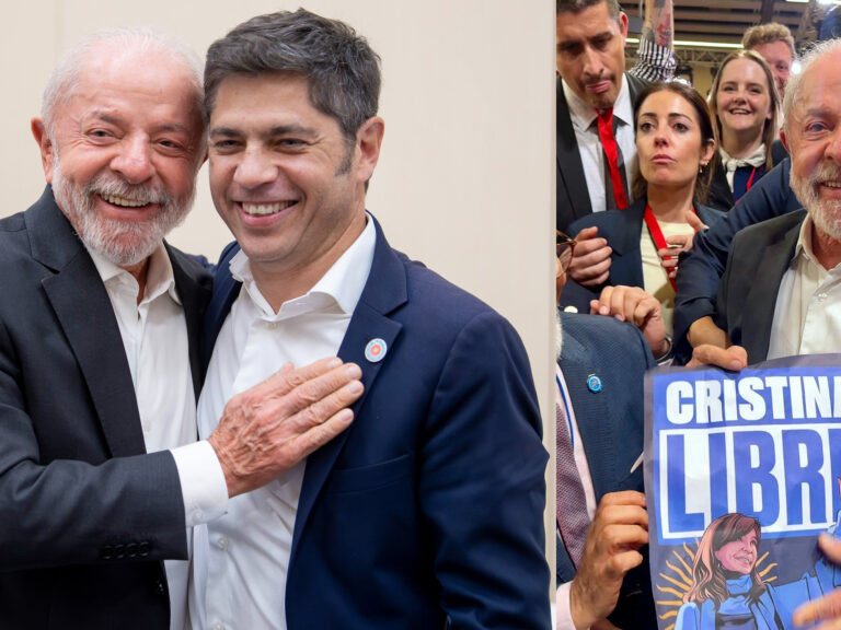 Interna Peronista en Barcelona: Kicillof y Wado de Pedro, Junto a Lula Da Silva
