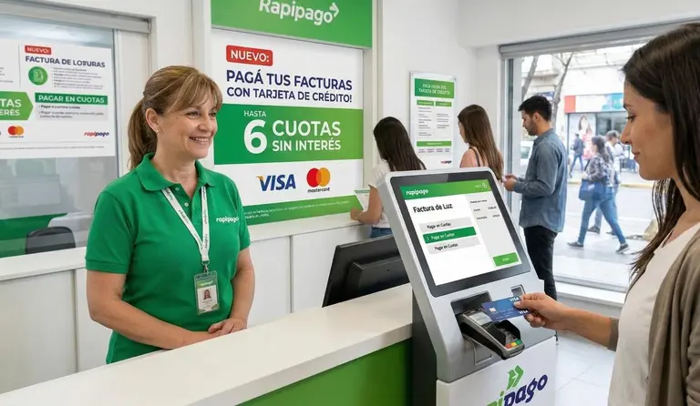 Ahora podés pagar las boletas con tarjeta de crédito y cuotas, en más de 10.000 locales