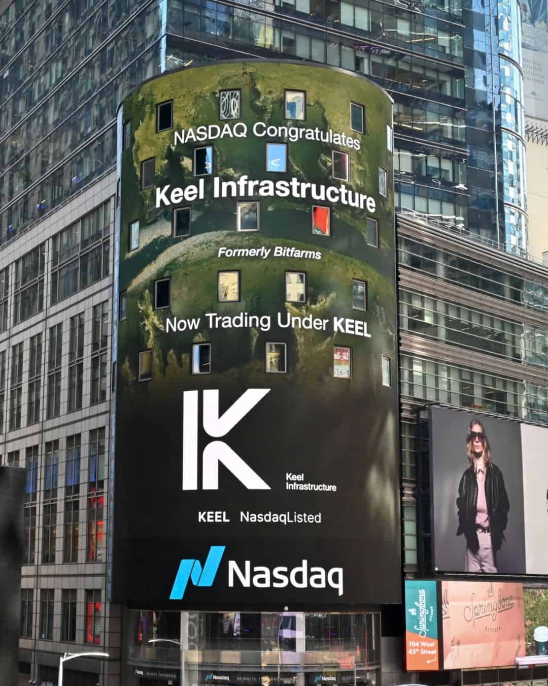 Cambio de ticker de Bitfarms a Keel