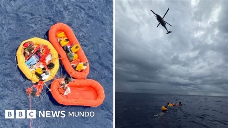 ¡Milagro! Rescatan con vida a 11 sobrevivientes de avión estrellado en el Atlántico