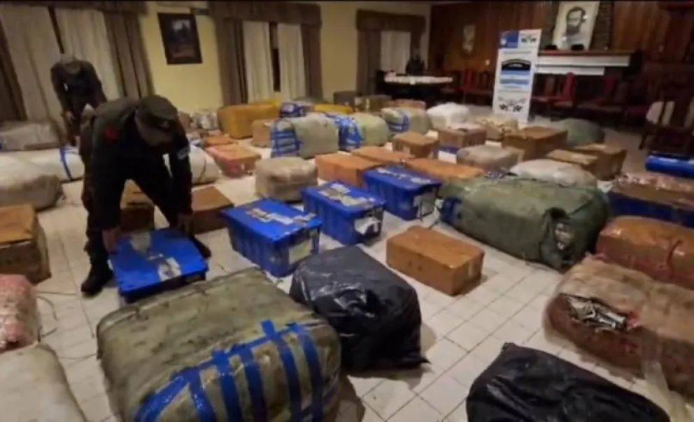 Incautación de cargamento de contrabando