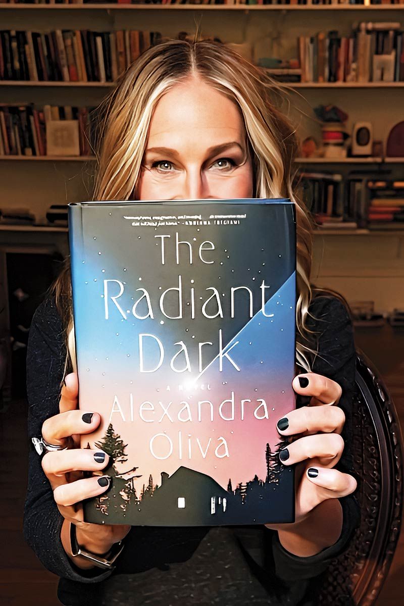 Celebrities embracing books