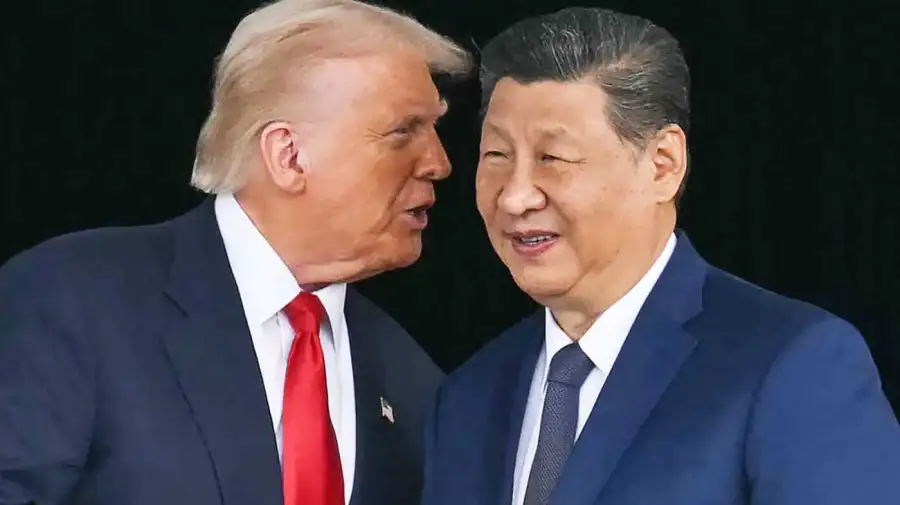 Trump y Xi Jinping en reunión