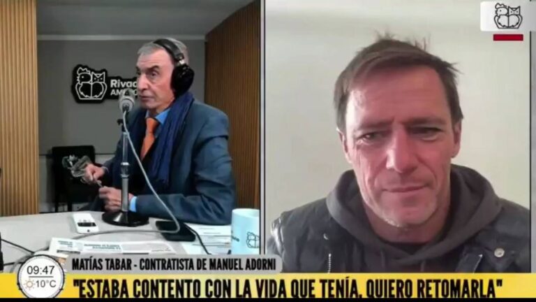 Matías Tabar, contratista de Adorni: ‘Sólo Manuel y yo hemos evadido responsabilidades’