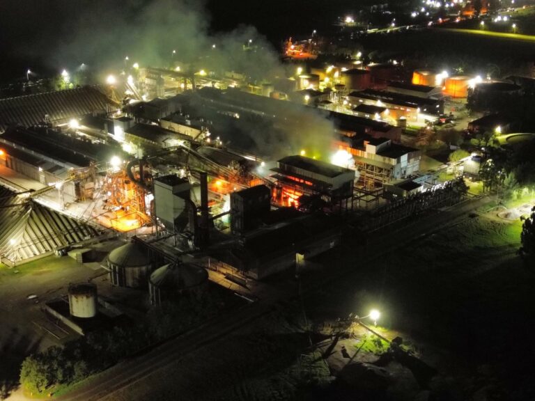 Incendio en planta de Vicentin en Santa Fe: personal evacuado y ruta A012 cortada