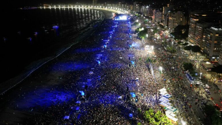 Shakira y DJs: El evento gratuito que reúne a 2 millones en Copacabana
