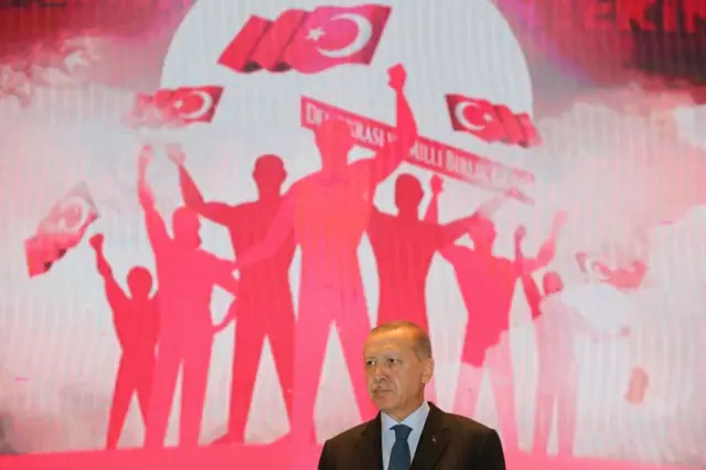 Erdoğan en un acto conmemorativo
