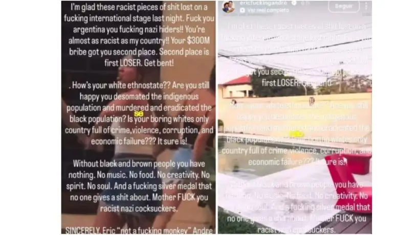 Publicación en Instagram de Eric Andre