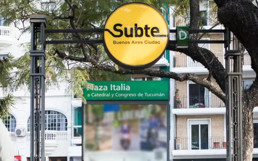 Estación Plaza Italia, Línea D de Subte