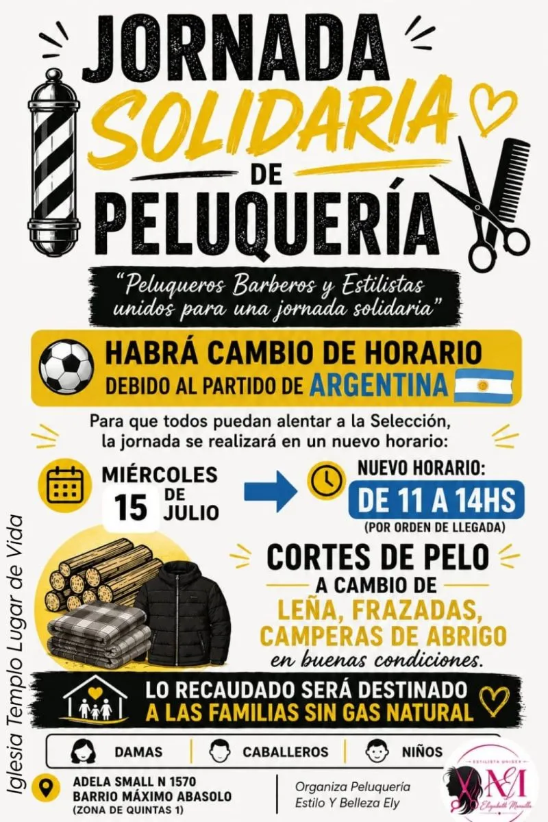Estilistas en jornada solidaria