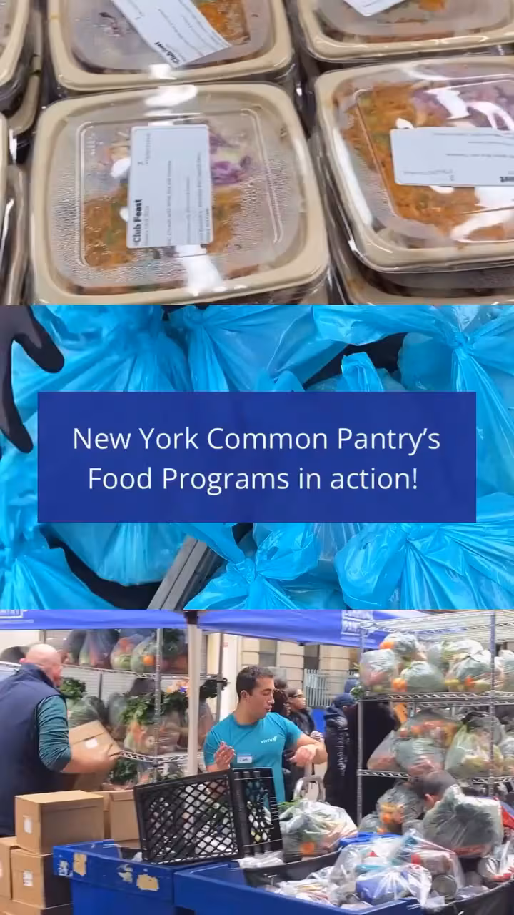 La entrega de comida gratis en Nueva York