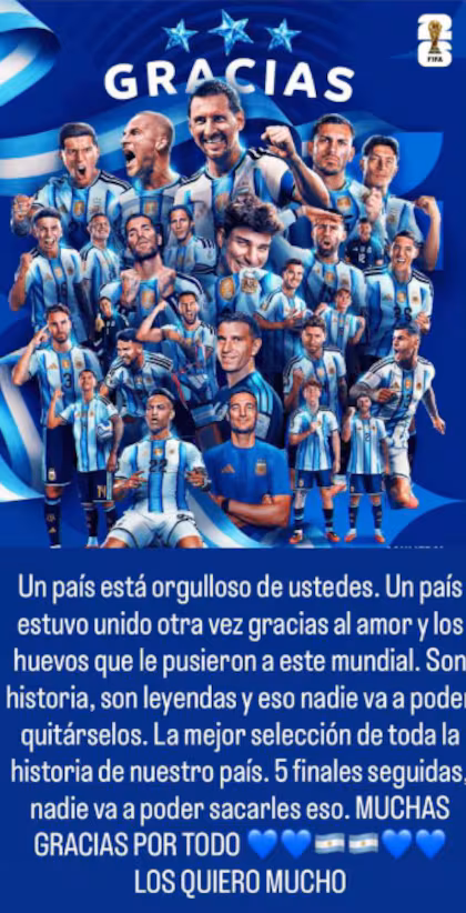 El mensaje de Ángel Di María a la selección argentina