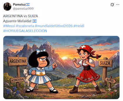 Los mejores memes del duelo entre la selección argentina y Suiza
