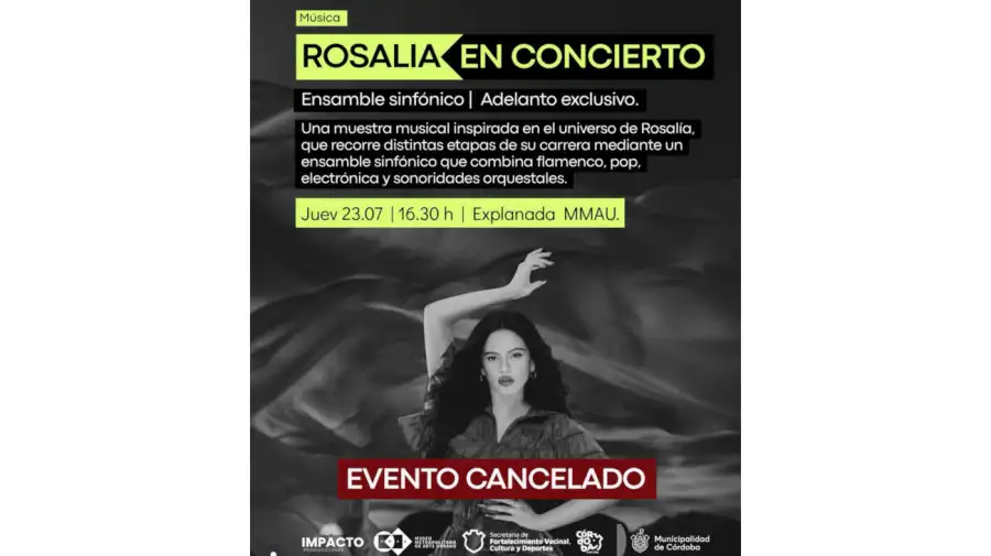 Rosalía en concierto