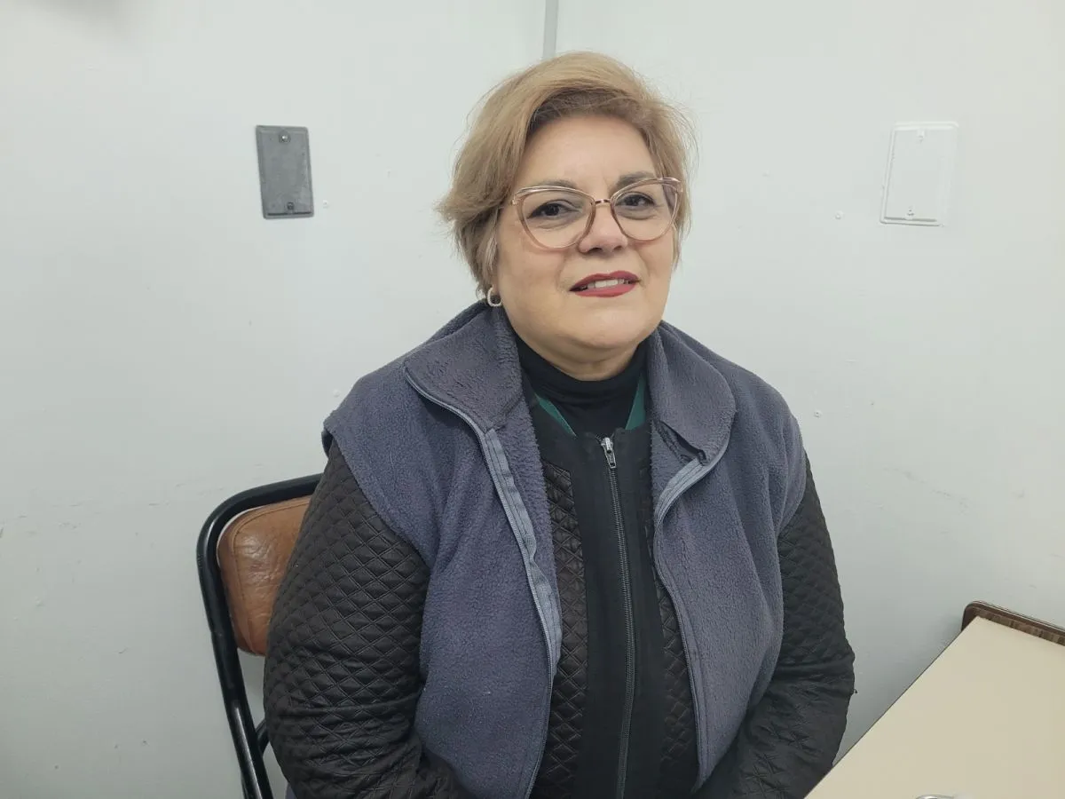 Itatí Taborda, encargada del tráiler de salud