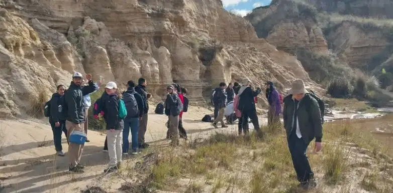 Fósiles de un ñandú