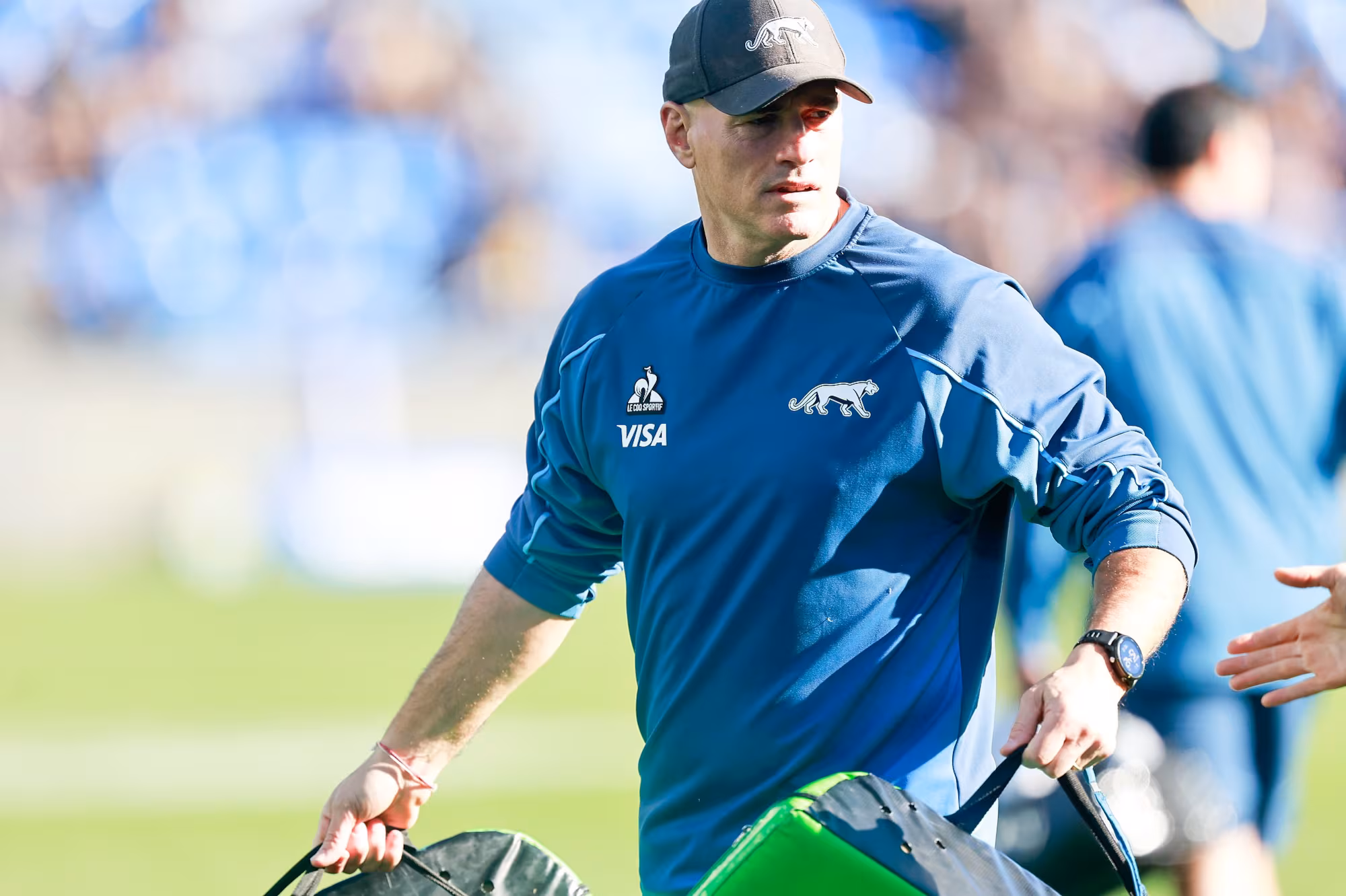 Felipe Contepomi en la previa del partido