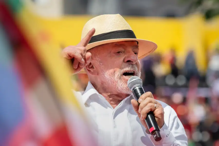 President Lula Holds Kickoff Campaign Rally